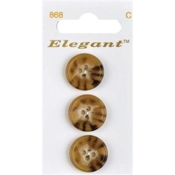 Buttons Elegant nr. 868 on a card