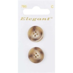 Buttons Elegant nr. 785 on a card