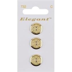 Buttons Elegant nr. 732 on a card