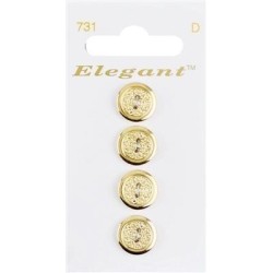 Buttons Elegant nr. 731 on a card