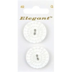Buttons Elegant nr. 49 on a card