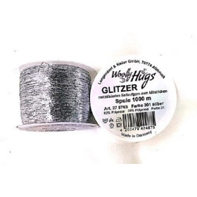 Woolly Hugs Glitzer Silber