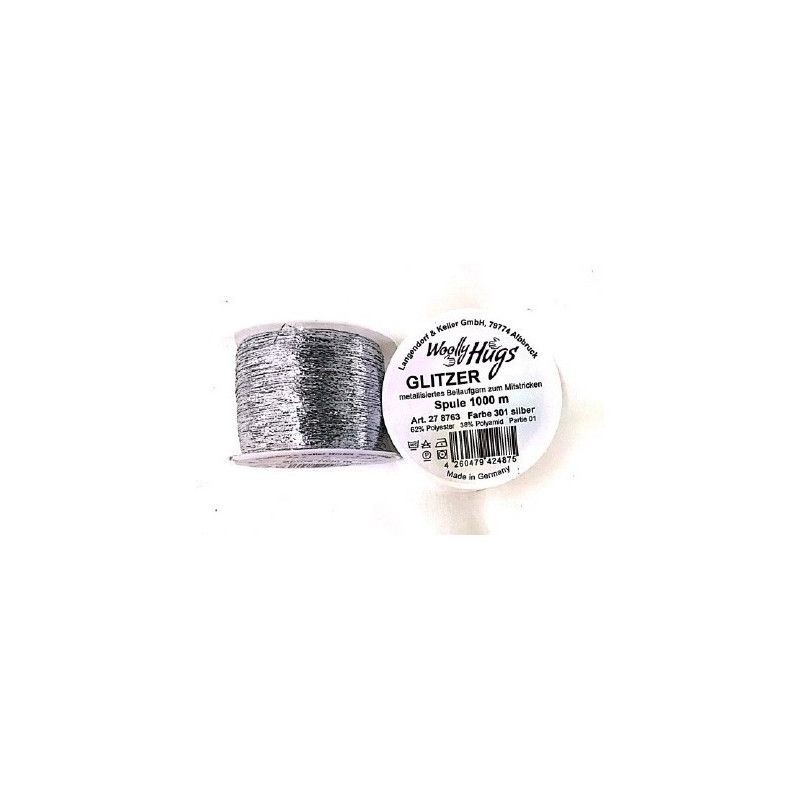 Woolly Hugs Glitzer Zilver