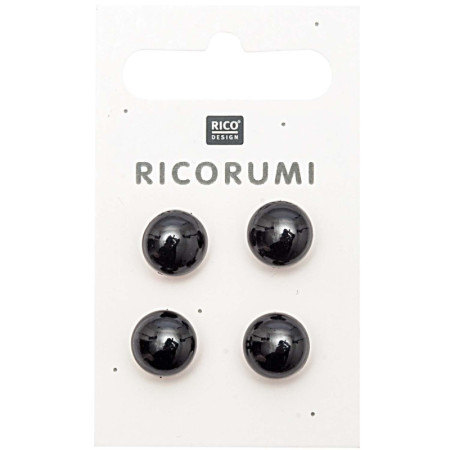  Rico Design 4 Tieraugen zum Nähen 11 mm