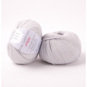 Knitting yarn Phildar Phil Caresse Givre