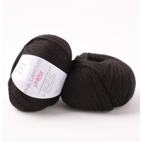 Strickwolle Phildar Phil  Caresse Noir