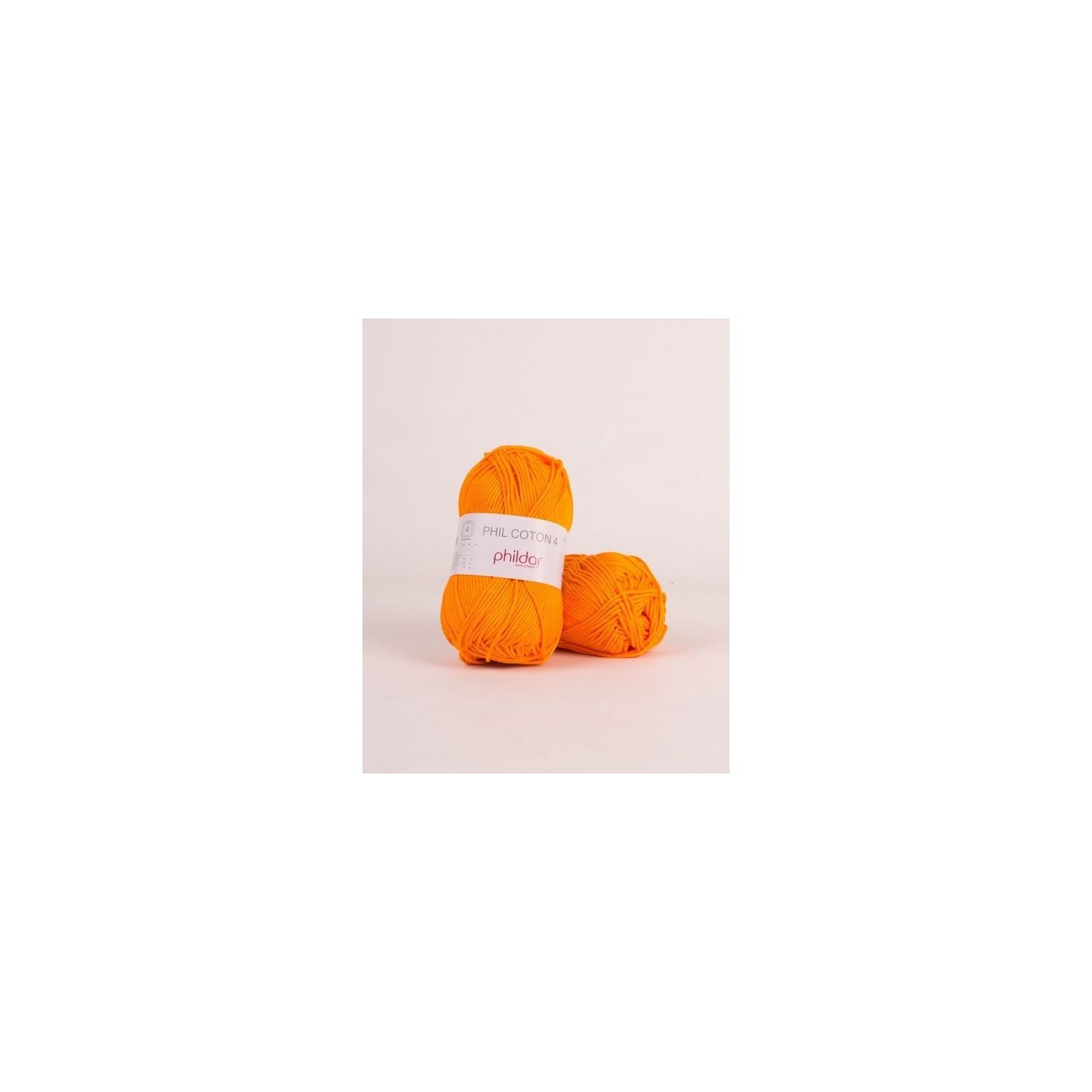 Haakgaren Phildar Phil Coton 4 mandarine