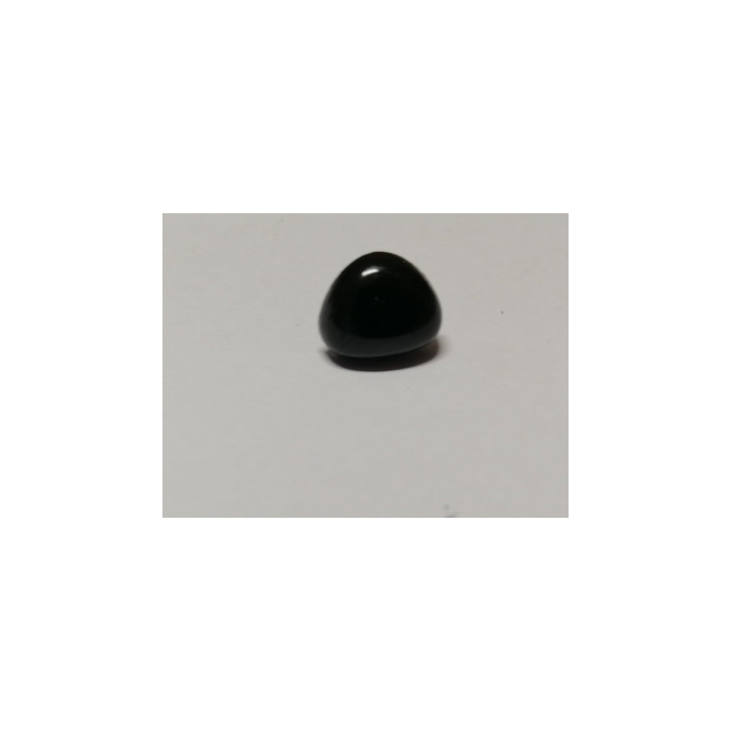   Dierenneus 12 mm driehoek vlak - zwart