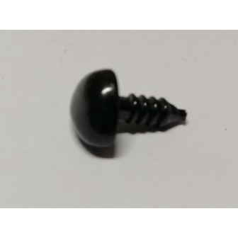   Nez 12 mm triangle plat noir