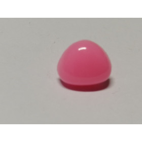   Dierenneus 12 mm driehoek vlak - roze