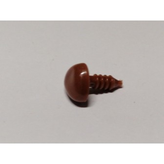   Dierenneus 12 mm driehoek vlak - bruin