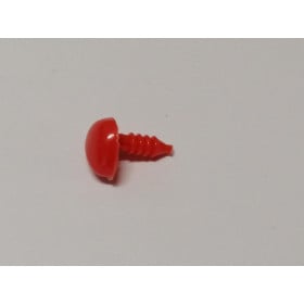 Nez 12 mm triangle plat rouge