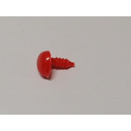 Dierenneus 12 mm driehoek vlak - rood