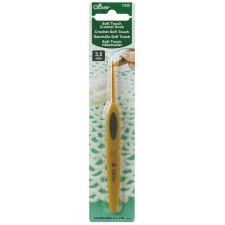  Clover Haaknaald soft touch 3,5 mm
