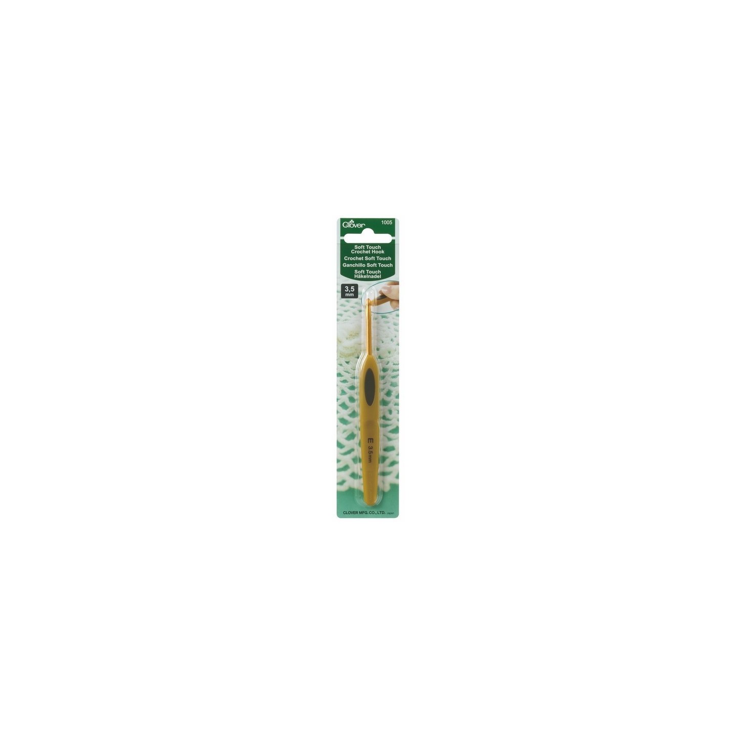  Clover Haaknaald soft touch 3,5 mm