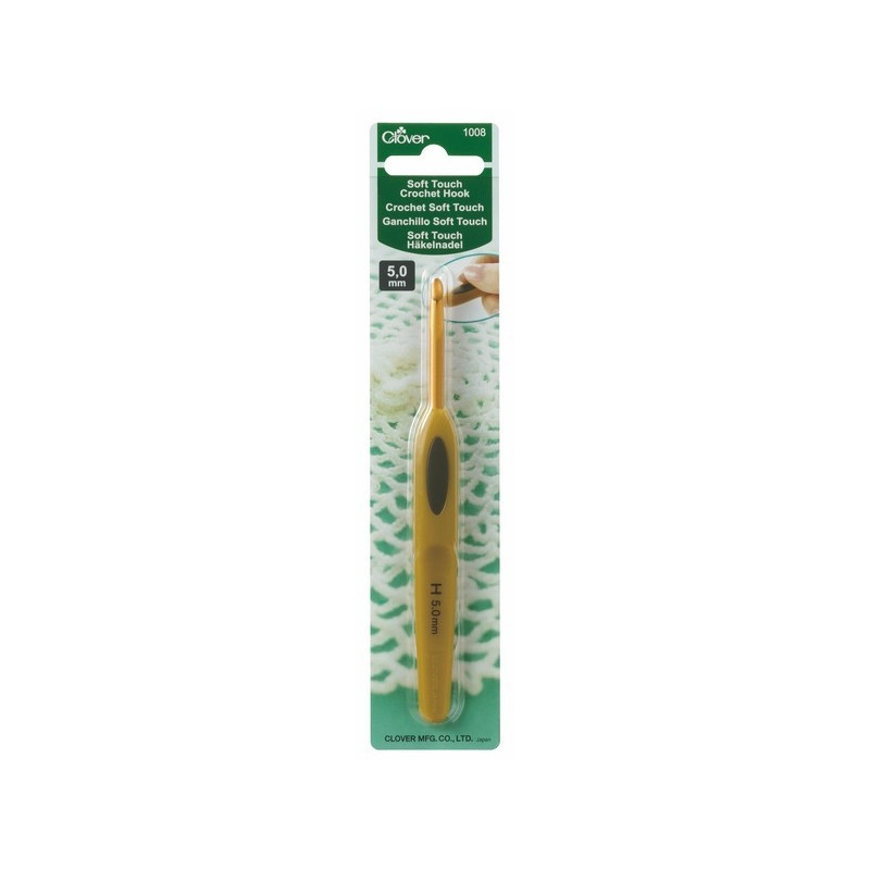 Crochet hook soft touch 5 mm