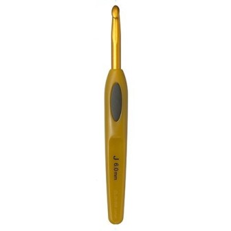  Clover Crochet hook soft touch 6 mm