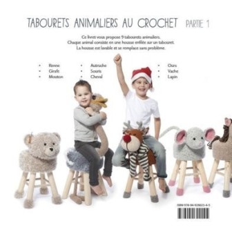   Tabourets animaliers au crochet partie 1