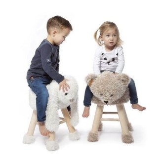   Tabourets animaliers au crochet partie 1