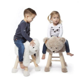   Tabourets animaliers au crochet partie 1