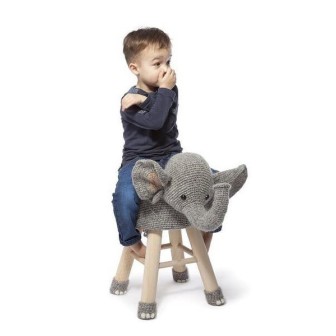   Animal stool crochet part 2
