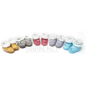   Crocheted slippers