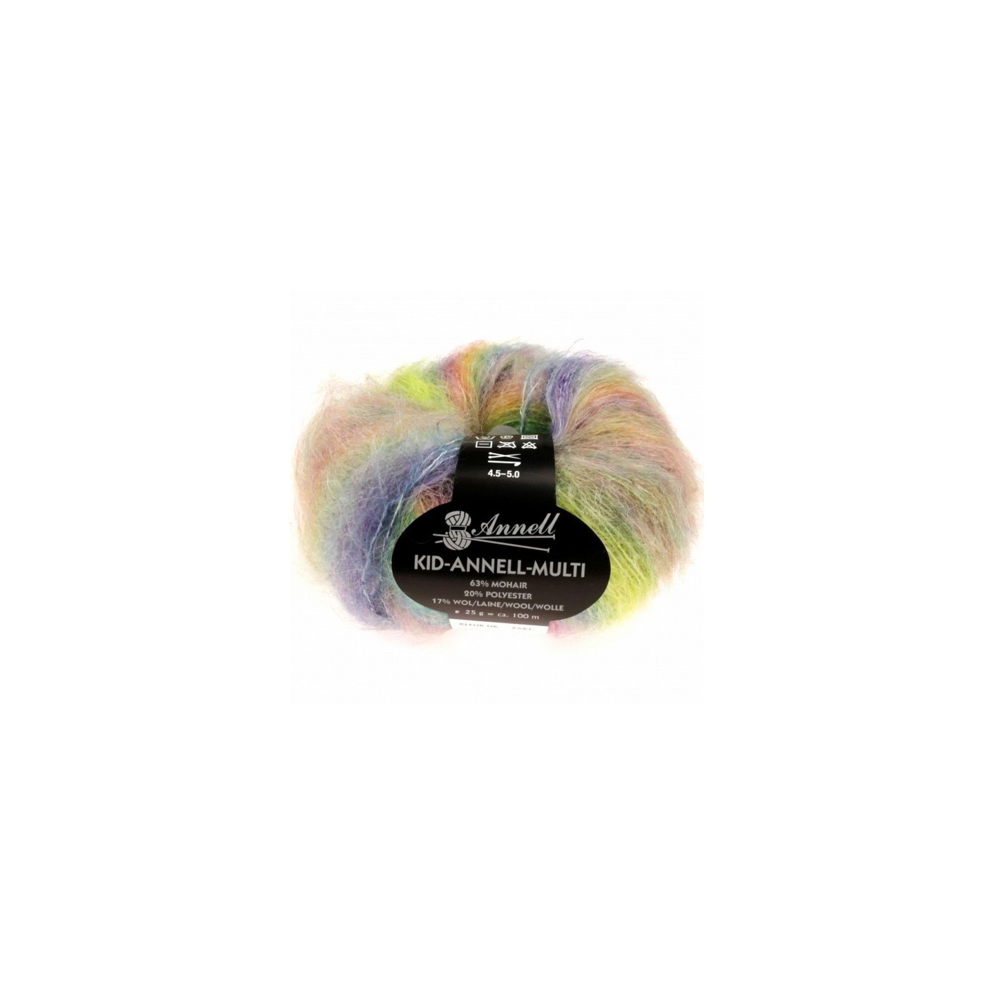 Mohair breiwol Annell Kid Annell Multi 3182