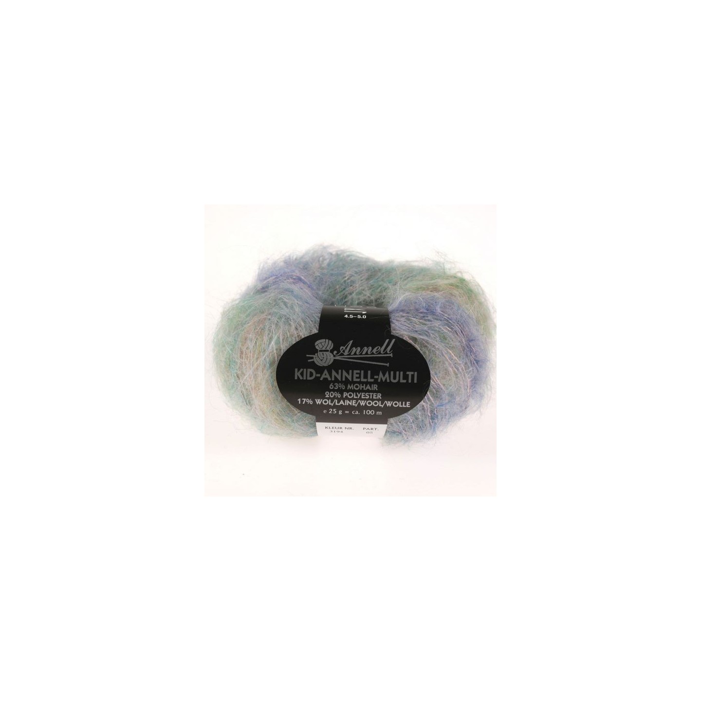 Mohair breiwol Annell Kid Annell Multi 3194