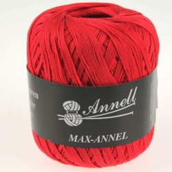 Annell fil à crocheter Max 3412 Rouge