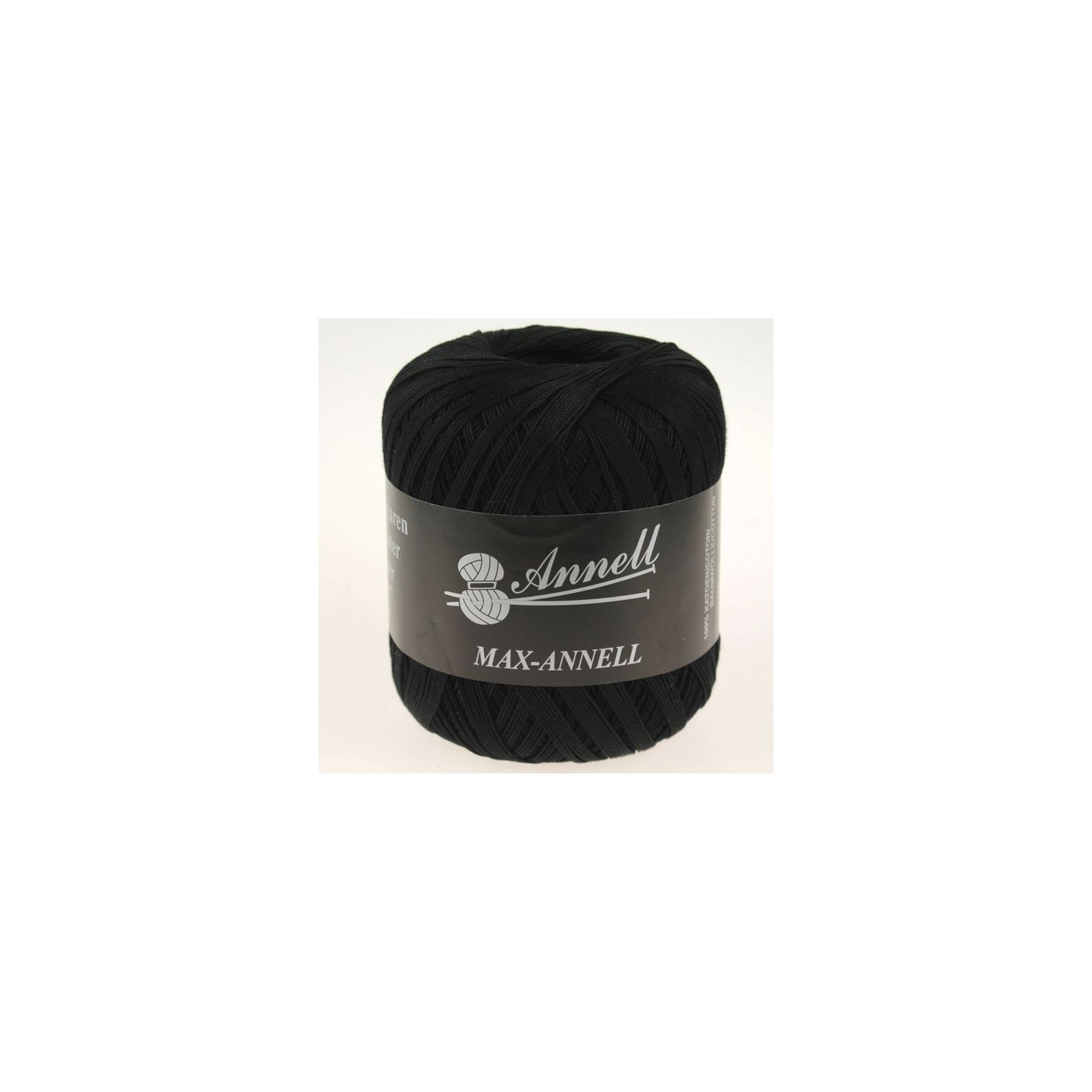 Crochet yarn Annell Max 3459 Black