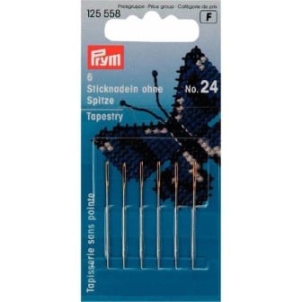 Tapestry needles with blunt point 0.80x37mm NR 24