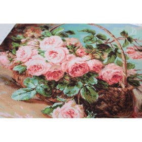 Embroidery kit Basket of Roses Embroidery kit Basket of Roses