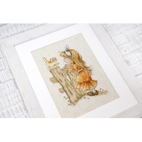 Kit de broderie Avec un chaton