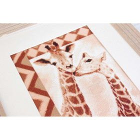 Kit de broderie girafes Kit de broderie girafes
