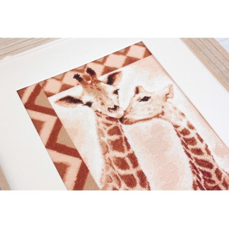 Stickset Giraffen