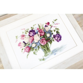 Embroidery kit Tulips Embroidery kit Tulips