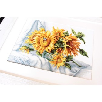 Luca-S Stickset Sunflowers