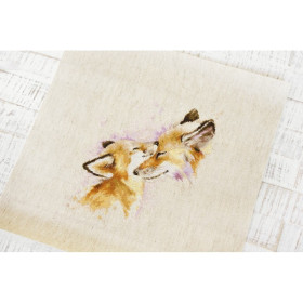 Embroidery kit Foxes