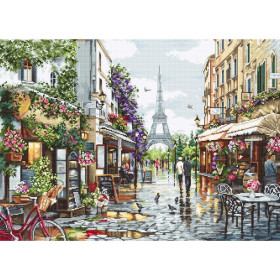 Embroidery kit Paris in Flowers Embroidery kit Paris in Flowers