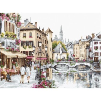 Luca-S Embroidery kit Lake Annecy