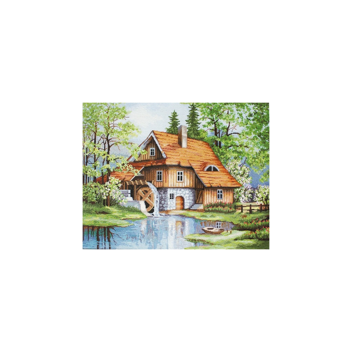 Luca-S Embroidery kit Spring landscape