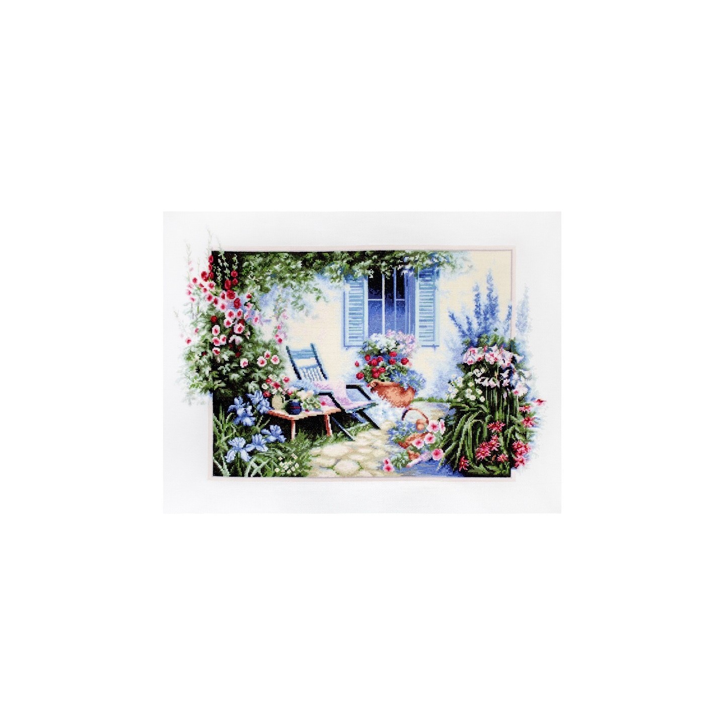 Luca-S Kit de broderie Jardin de fleurs