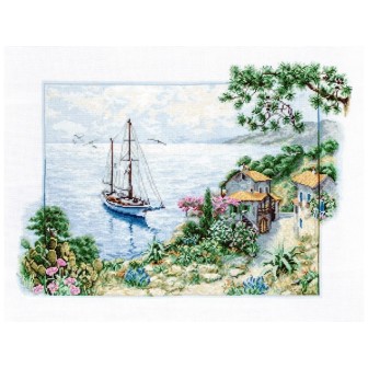 Luca-S Kit de broderie Paysage marin