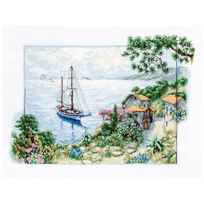 Stickset Meereslandschaft