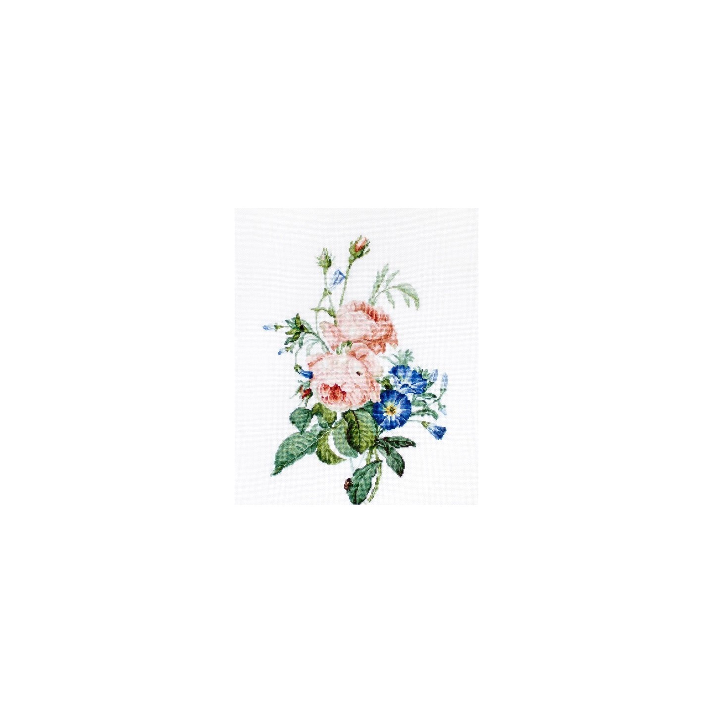 Luca-S Kit de broderie Bouquet avec Roses