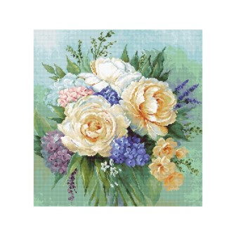 Luca-S Borduurpakket Bloemen boeket 1