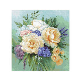 Kit de broderie bouquet floral 1