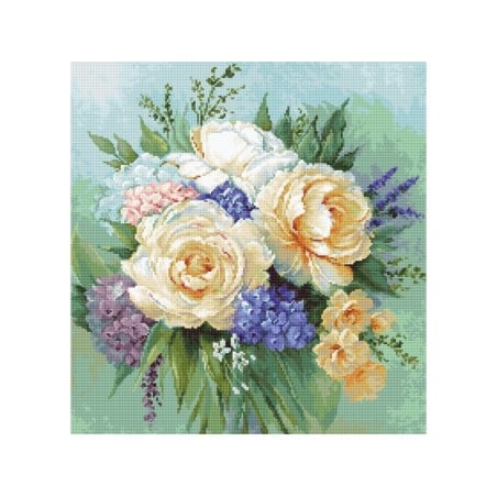 Luca-S Borduurpakket Bloemen boeket 1