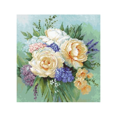 Kit de broderie bouquet floral 1