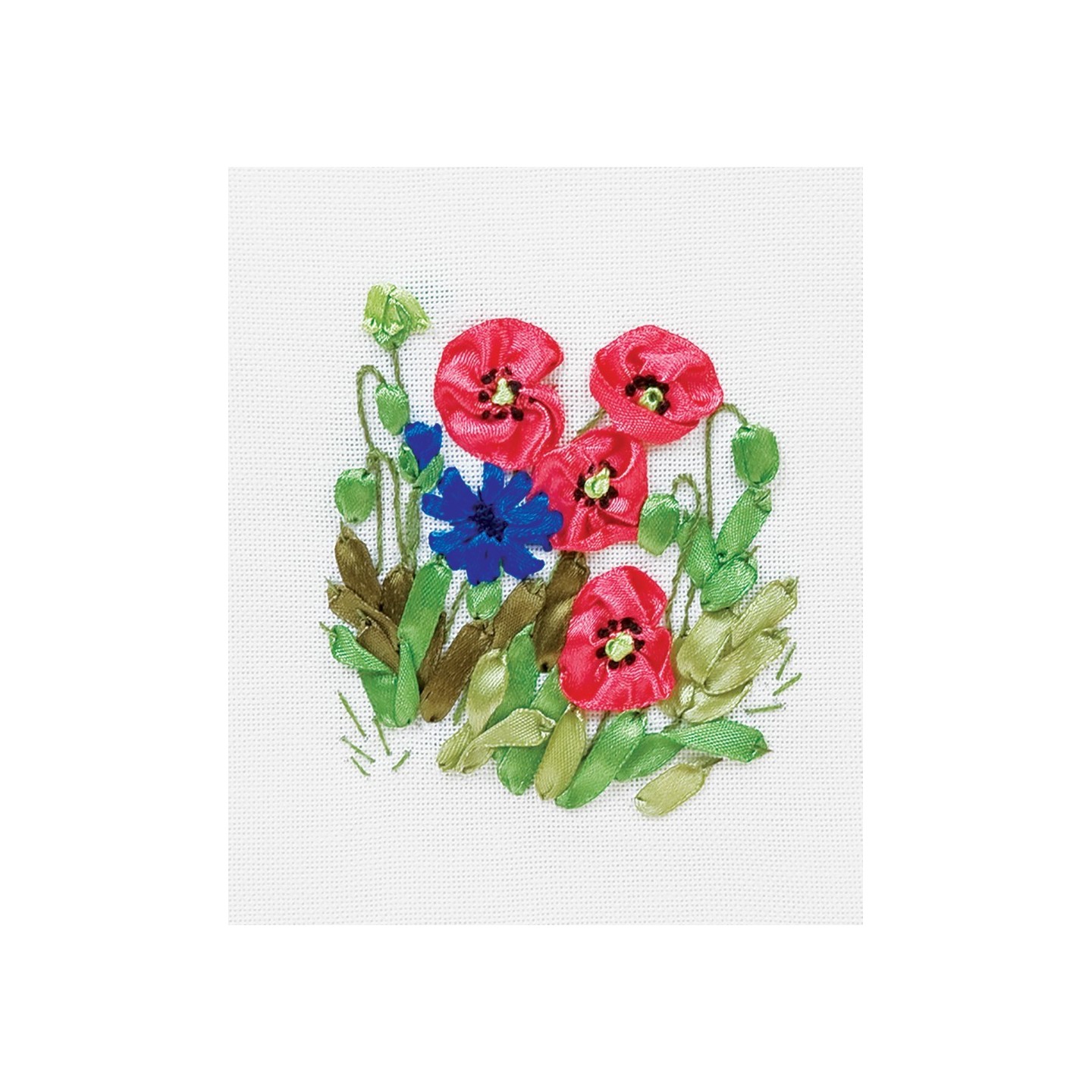 Panna Kit à broder Coquelicots et bleuets
